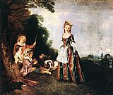 Jean-Antoine Watteau The Dance painting